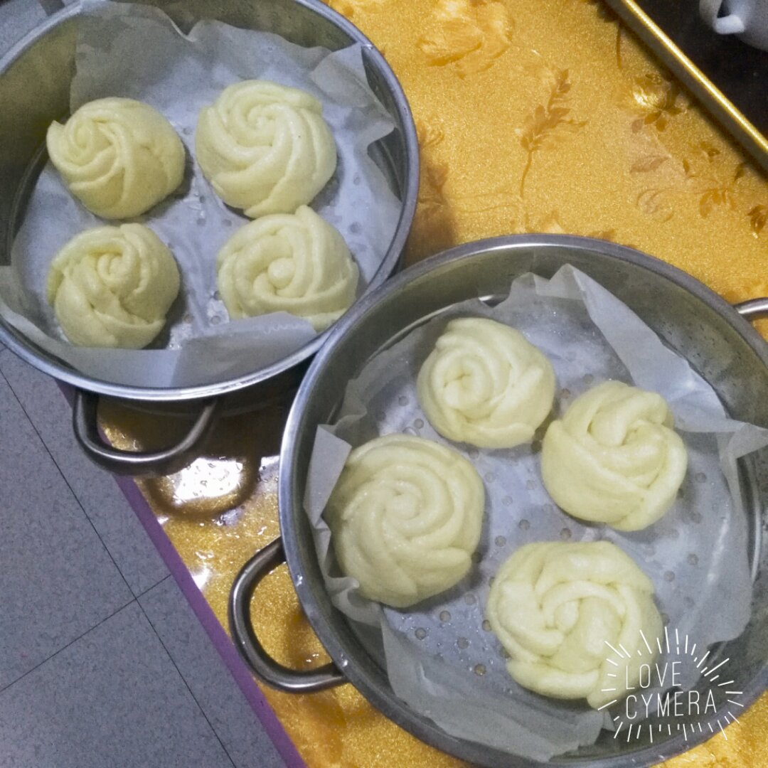 玫瑰花馒头