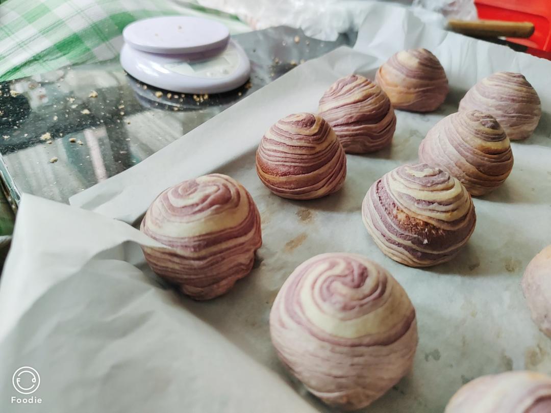 螺旋酥.蛋黄酥.-个人的技巧