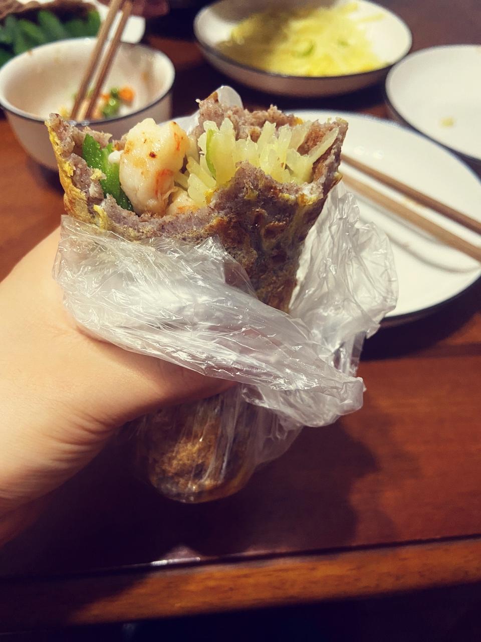 无需擀皮醒面  超简单快手减脂黑麦卷饼 有具体克数 适合新手