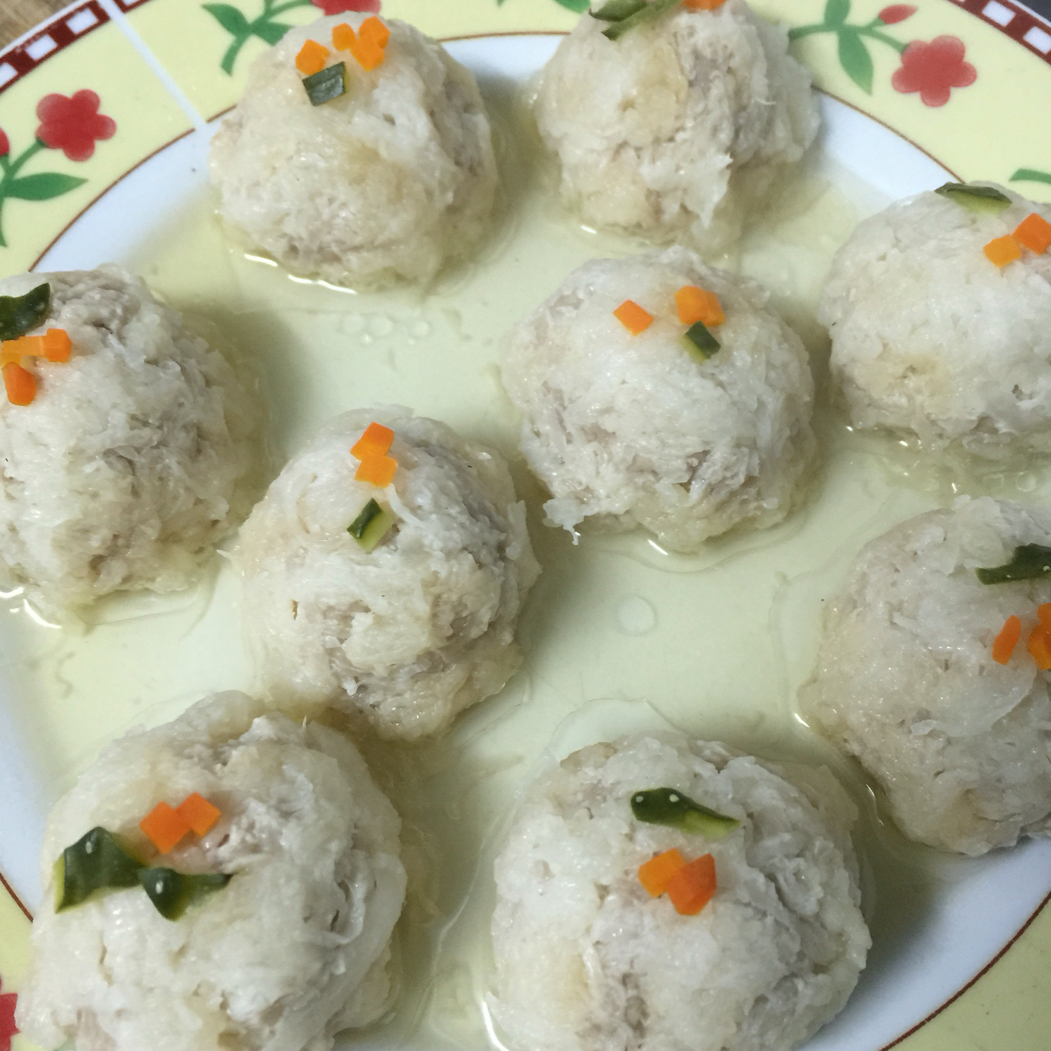 清蒸鸡胸肉丸子（减脂版）