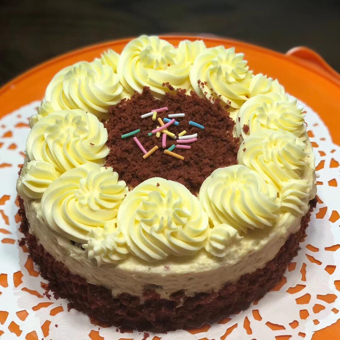 6寸红丝绒蛋糕（美国传统配方）