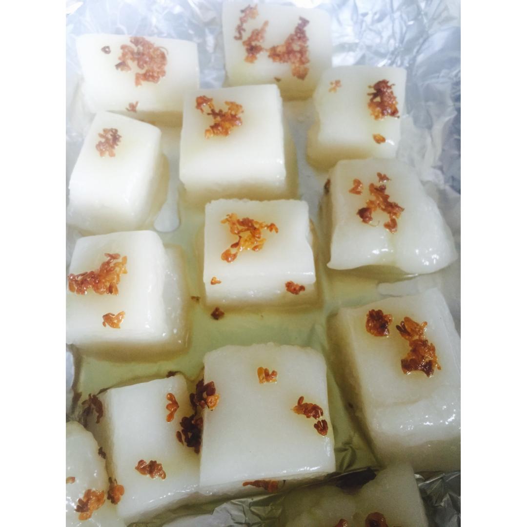 水晶桂花糕