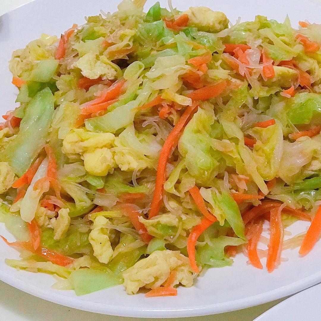 我想做一头读文献不卡壳的艾旦做的包菜粉丝炒鸡蛋