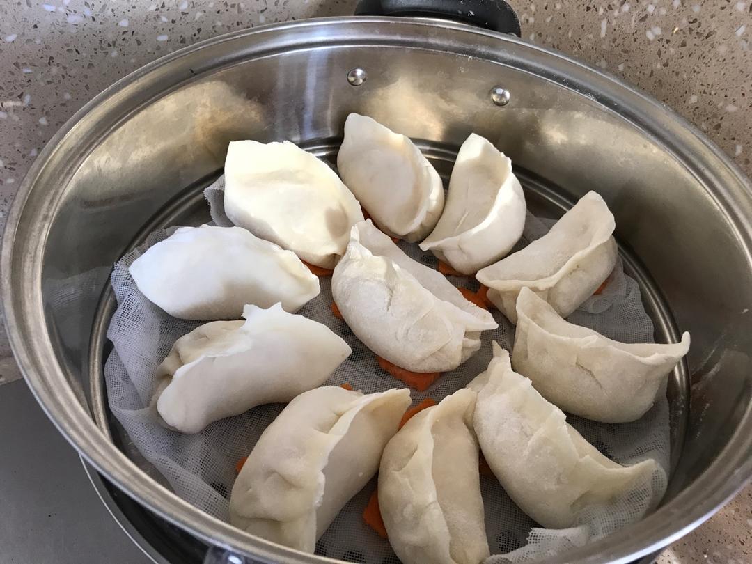 烫面蒸饺（素馅儿版）