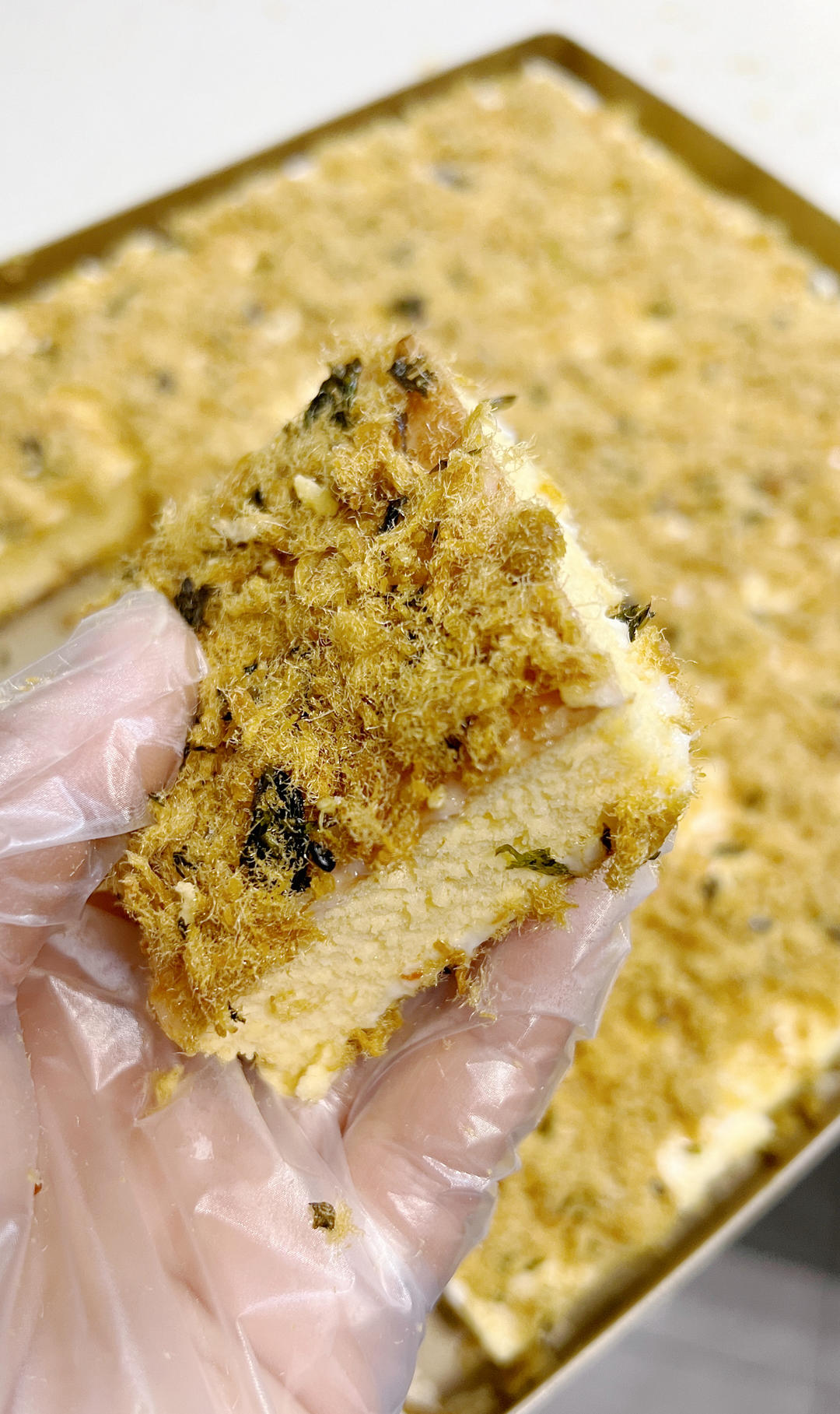不输鲍师傅—松软美味不腻版海苔肉松小贝（内附超详细蛋白打发方法）