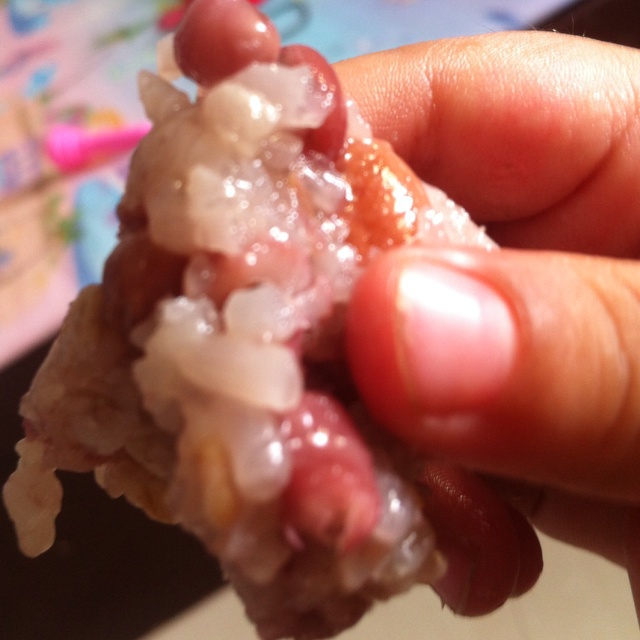 桂花蜜豆蜜枣粽子