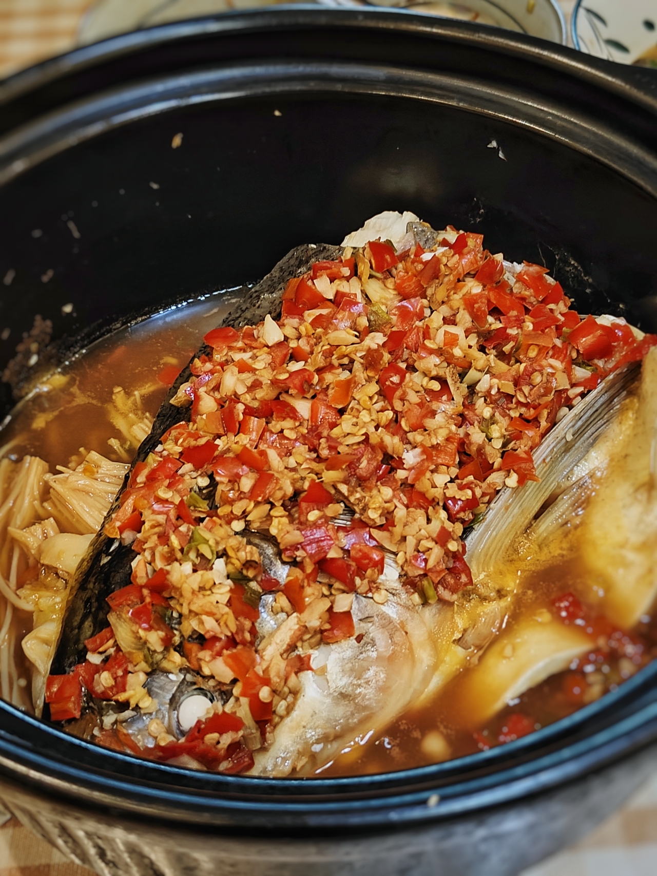 家庭版剁椒鱼头，零基础也能做硬菜