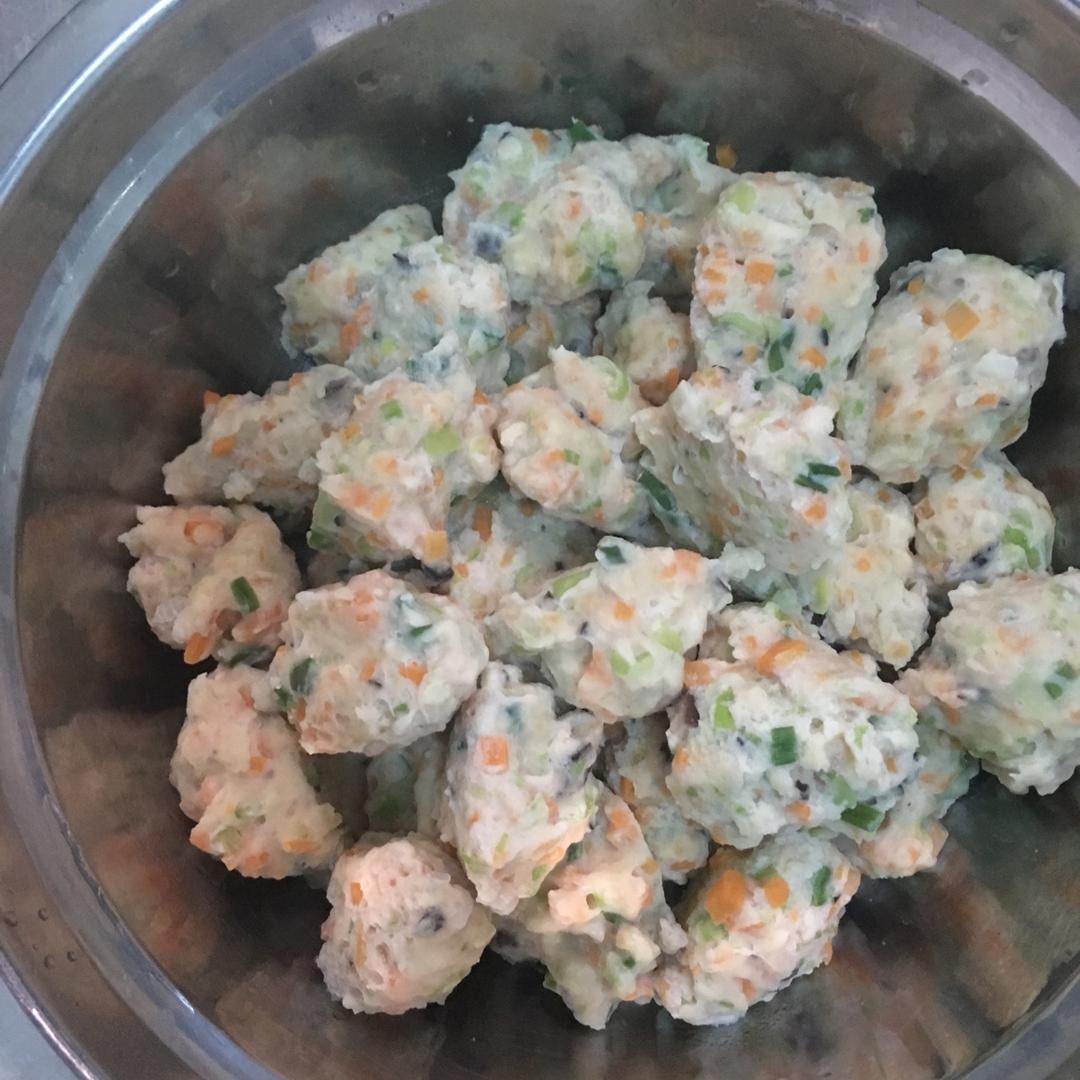 清淡低卡鸡肉丸子