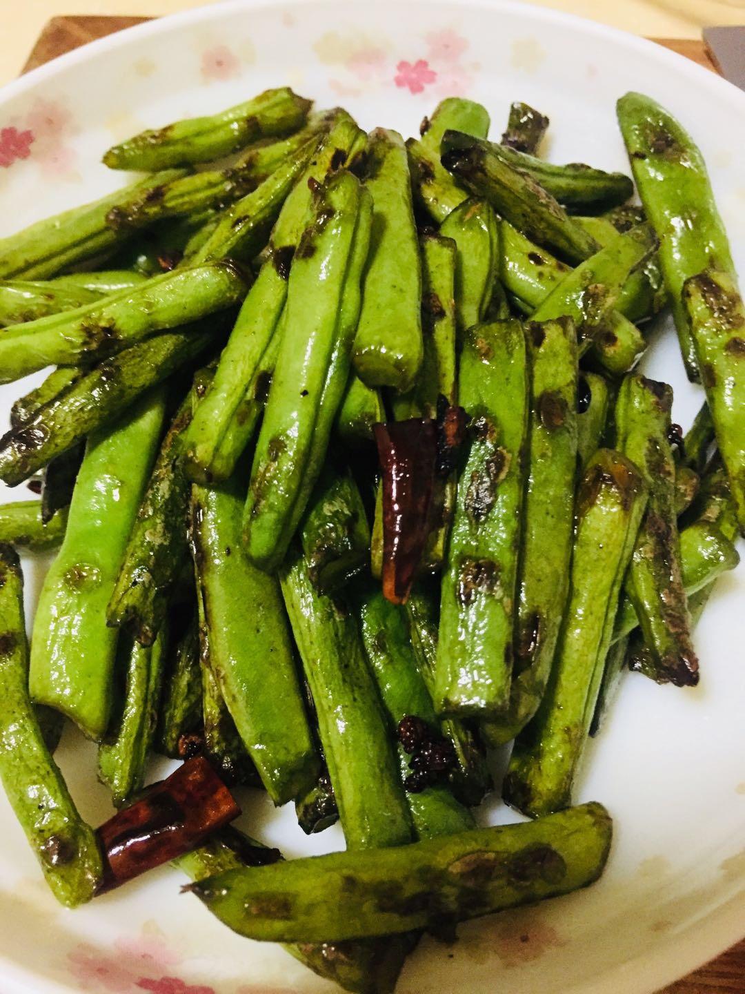 干煸四季豆（少油版）