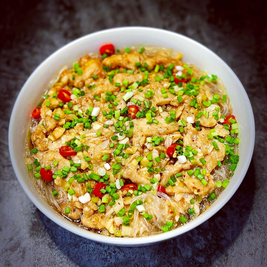 虾干蒜蓉粉丝蒸龙利鱼