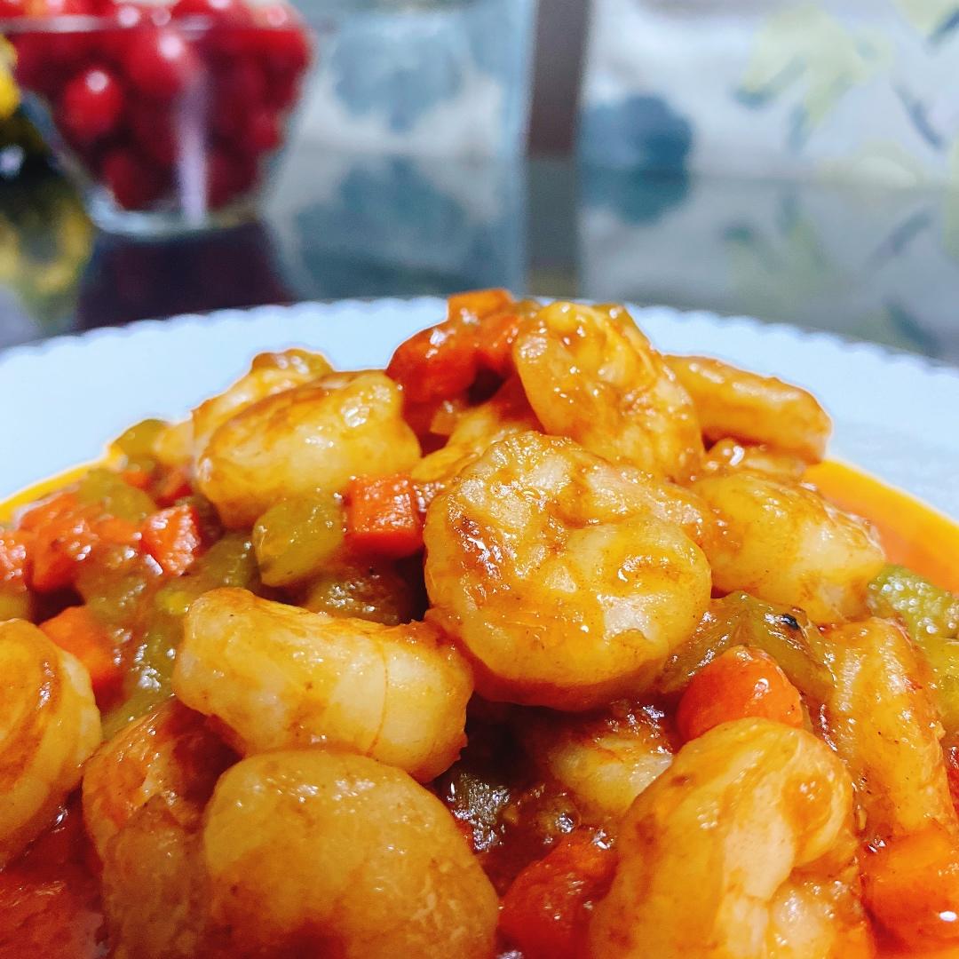 茄汁大虾仁🍤