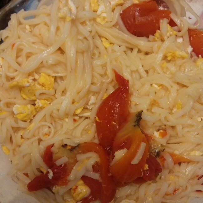 西红柿鸡蛋面(超简单，减肥饭。的做法