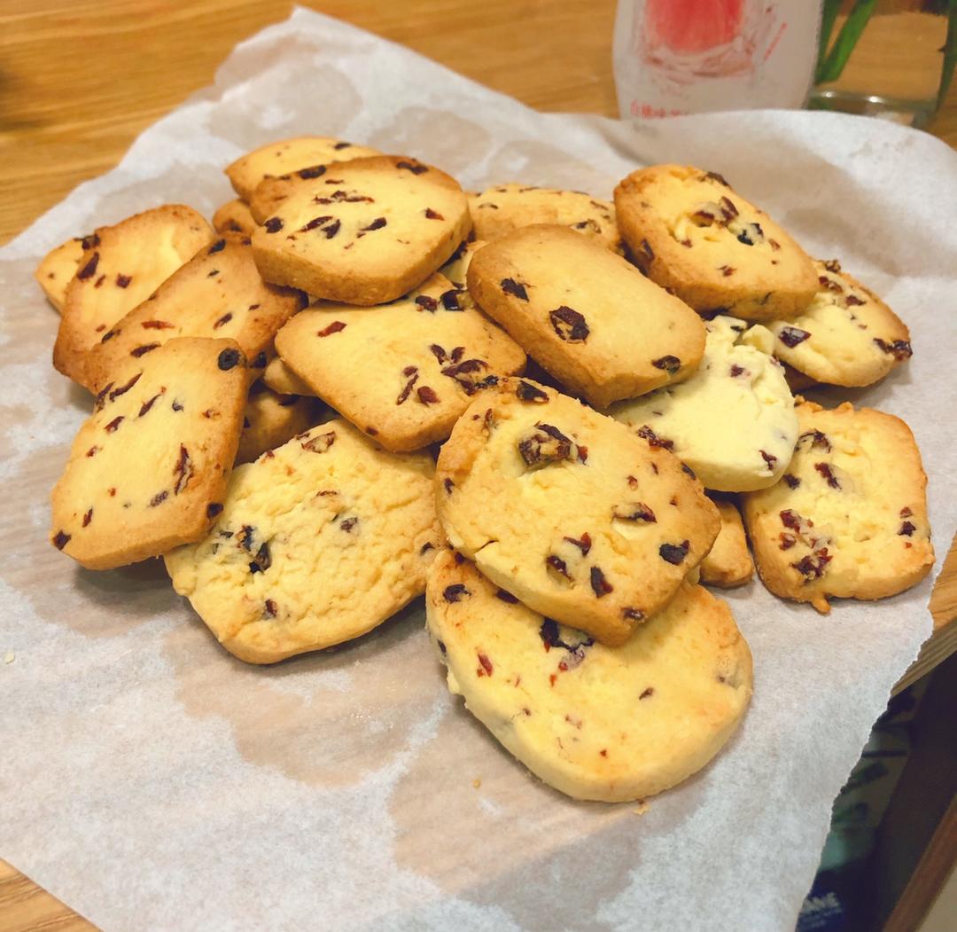 低糖少油版蔓越莓饼干