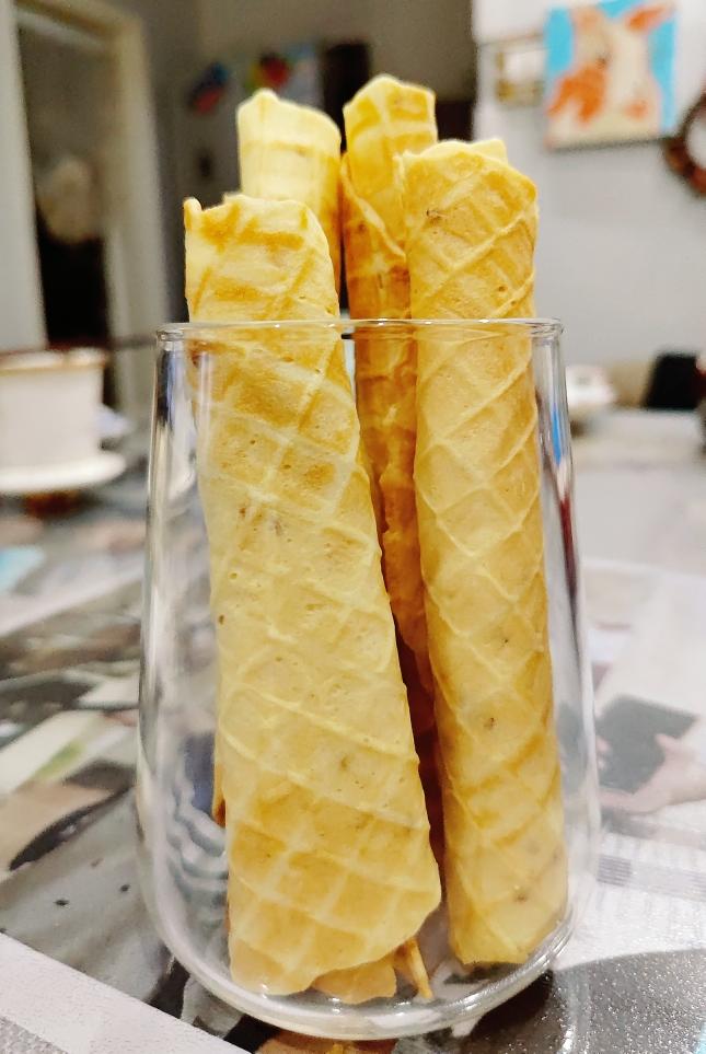 脆掉渣的蛋卷的做法