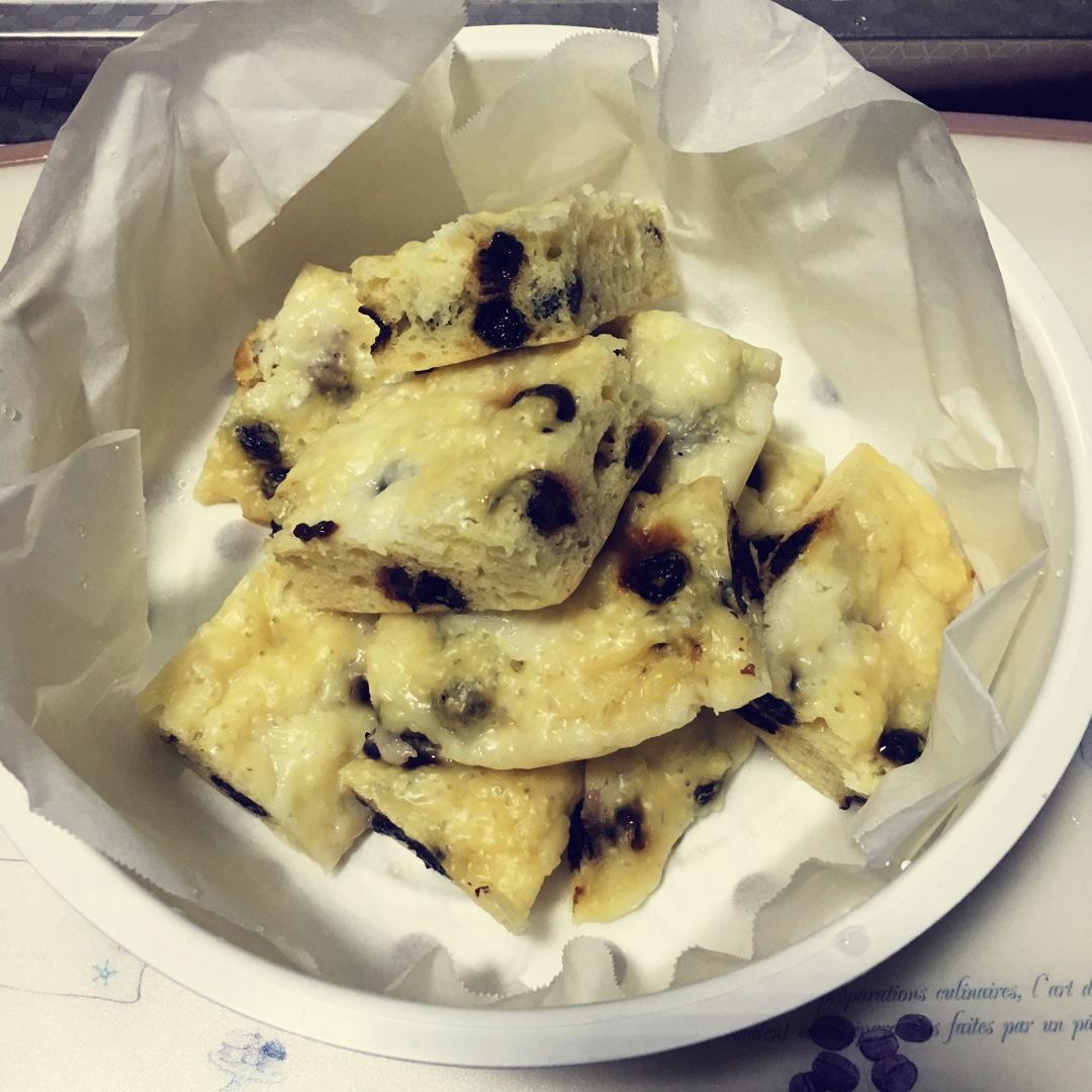 不用揉面，简单易做的——蔓越莓发糕