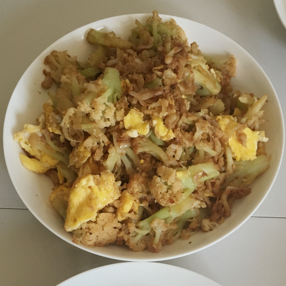 老丁的私房菜-干锅花菜