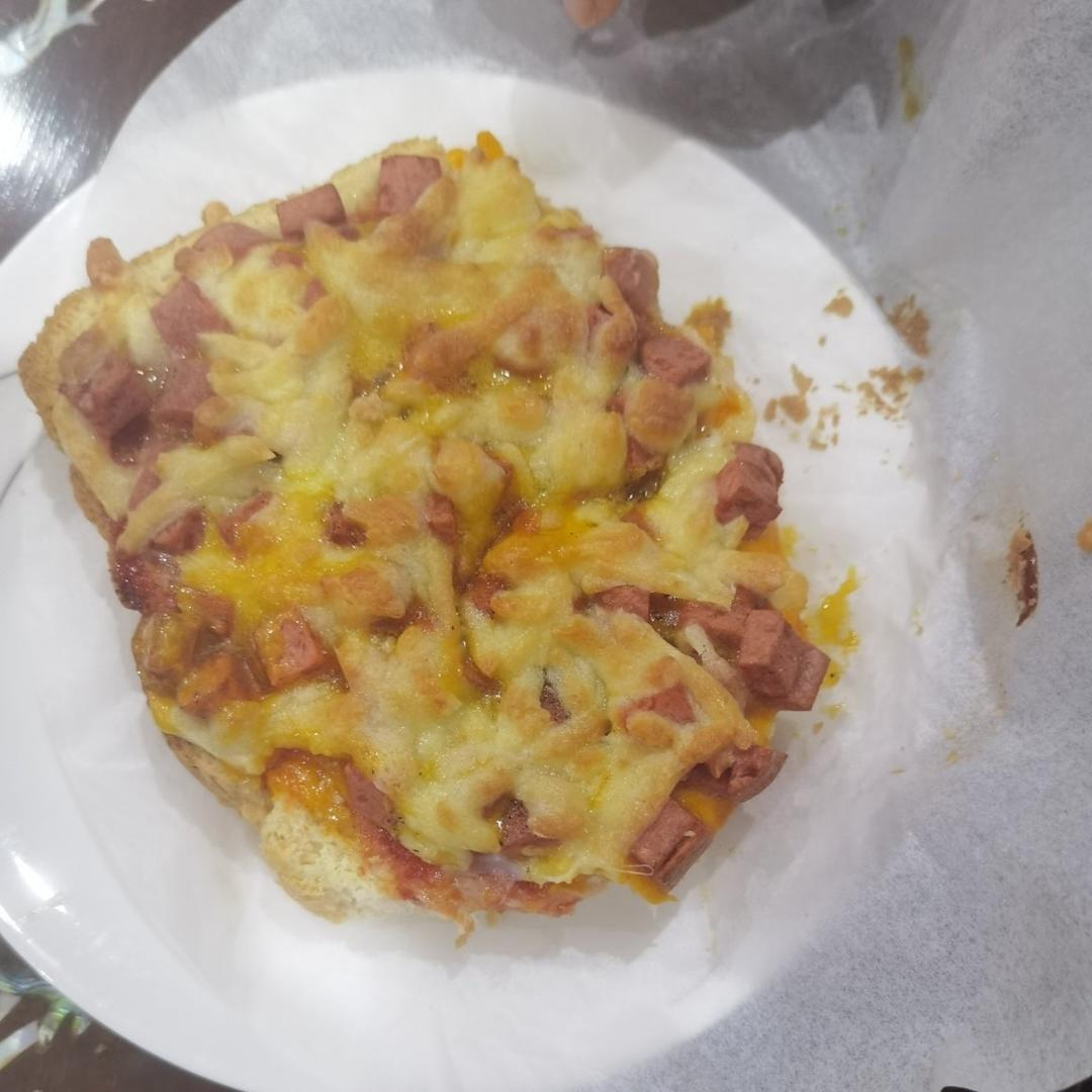 简单早餐🥣切片面包披萨