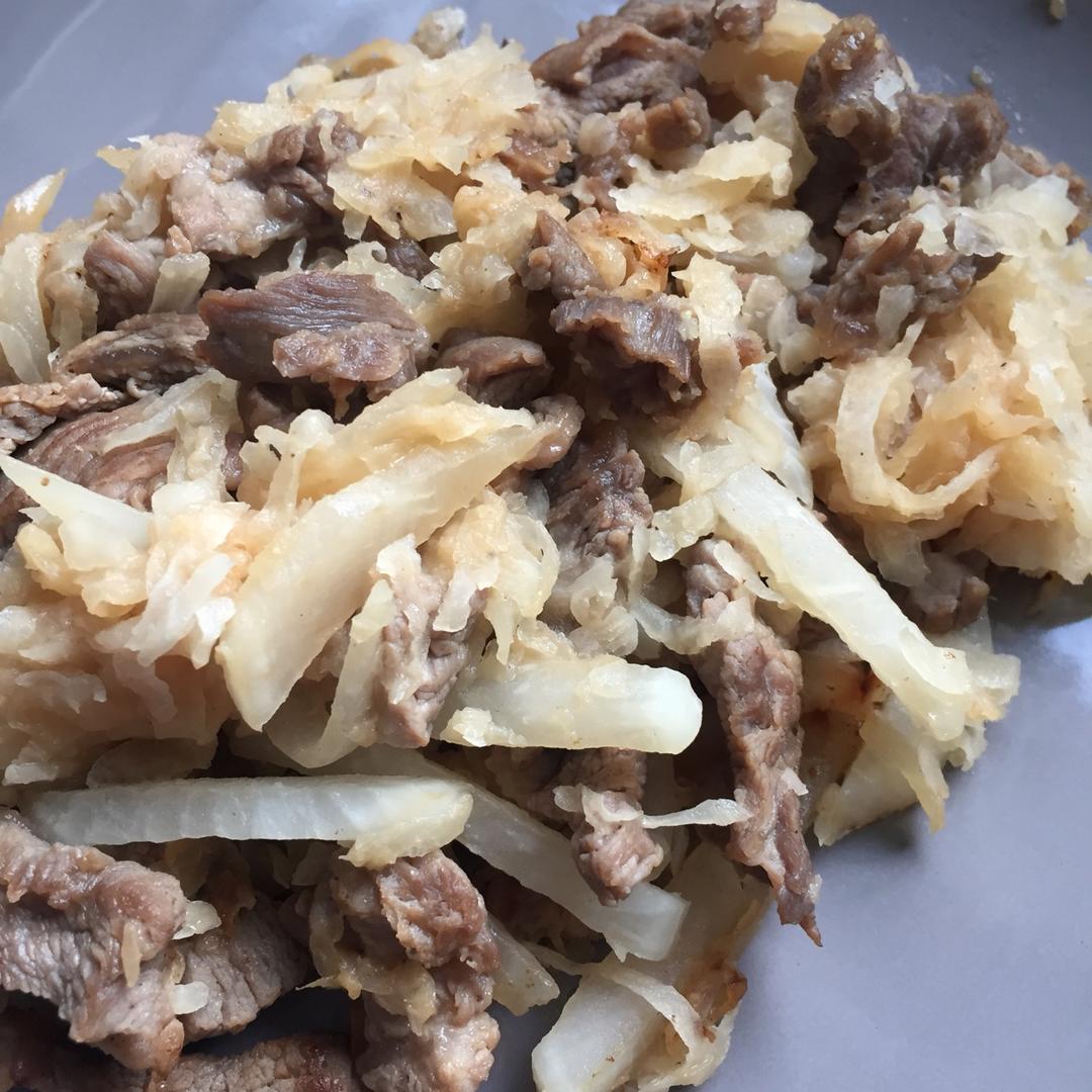 萝卜炒牛肉（超下饭感动哭系列）