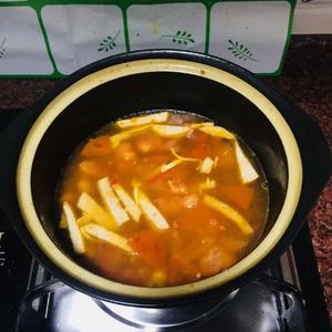 阿态牌番茄金针菇汤的做法 步骤4