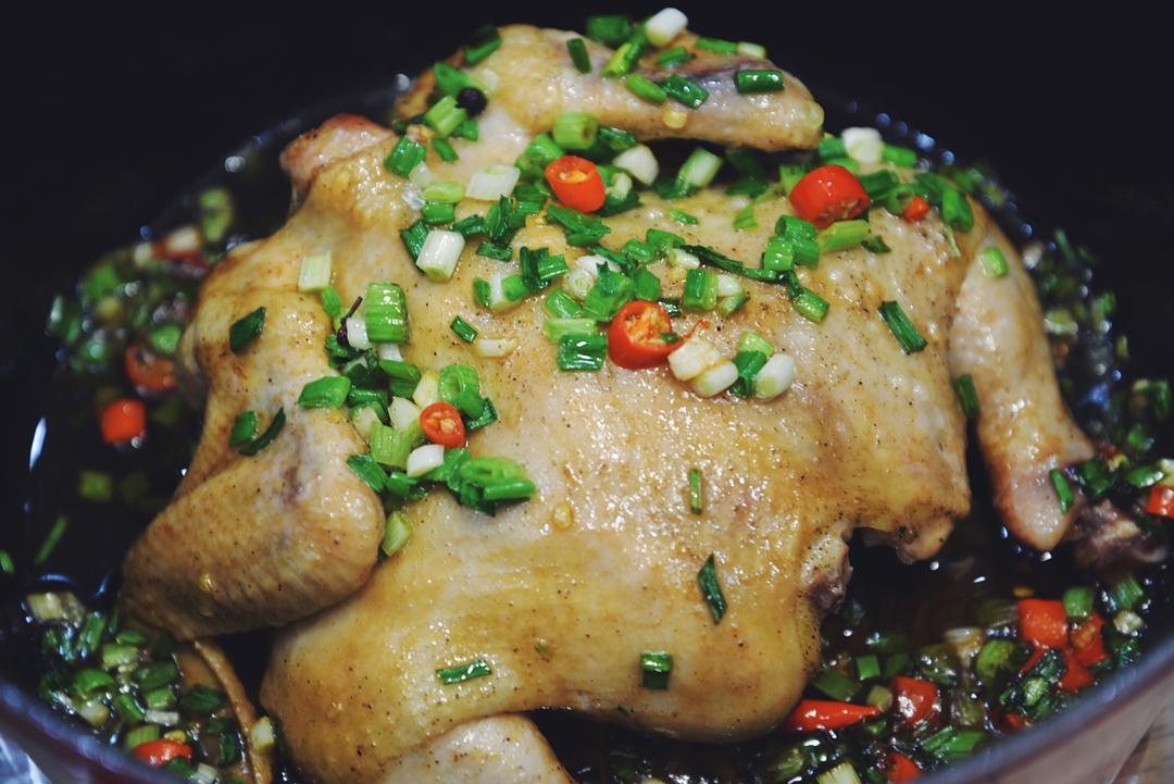 无水葱油鸡｜美食台