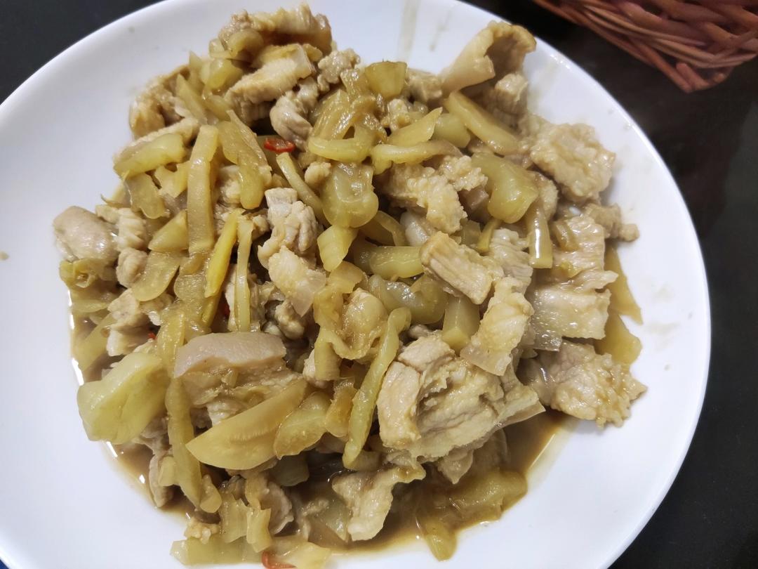 stevenm001做的潮汕咸菜炒猪肉