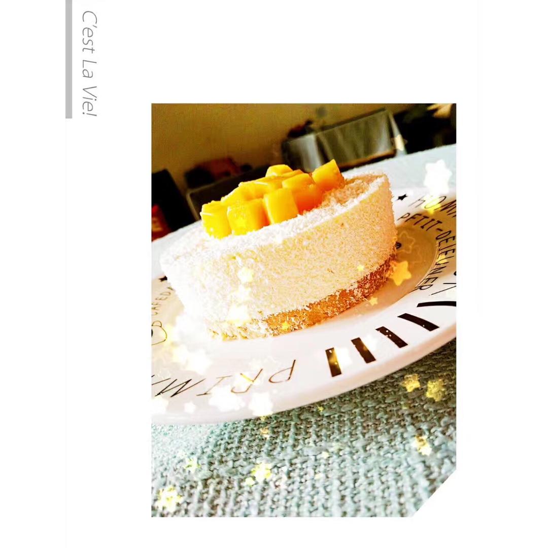 【视频】芒果慕斯（6寸） | 含镜面果胶配方