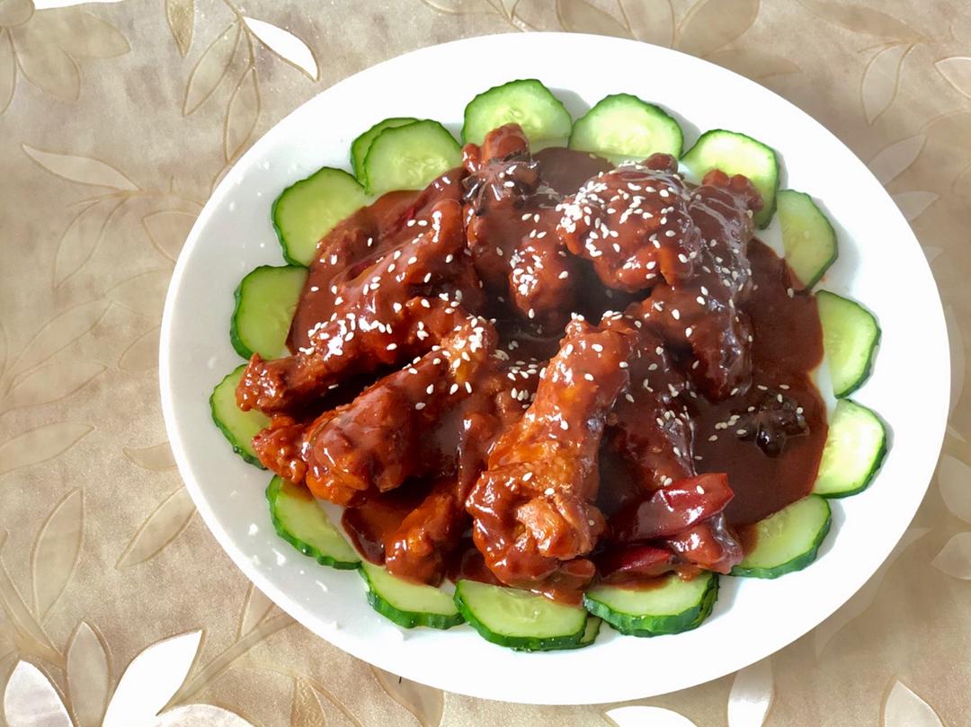 小羽私厨之无油腐乳鸡翅根