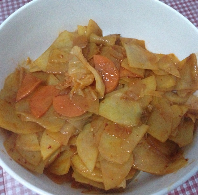 辣白菜土豆片