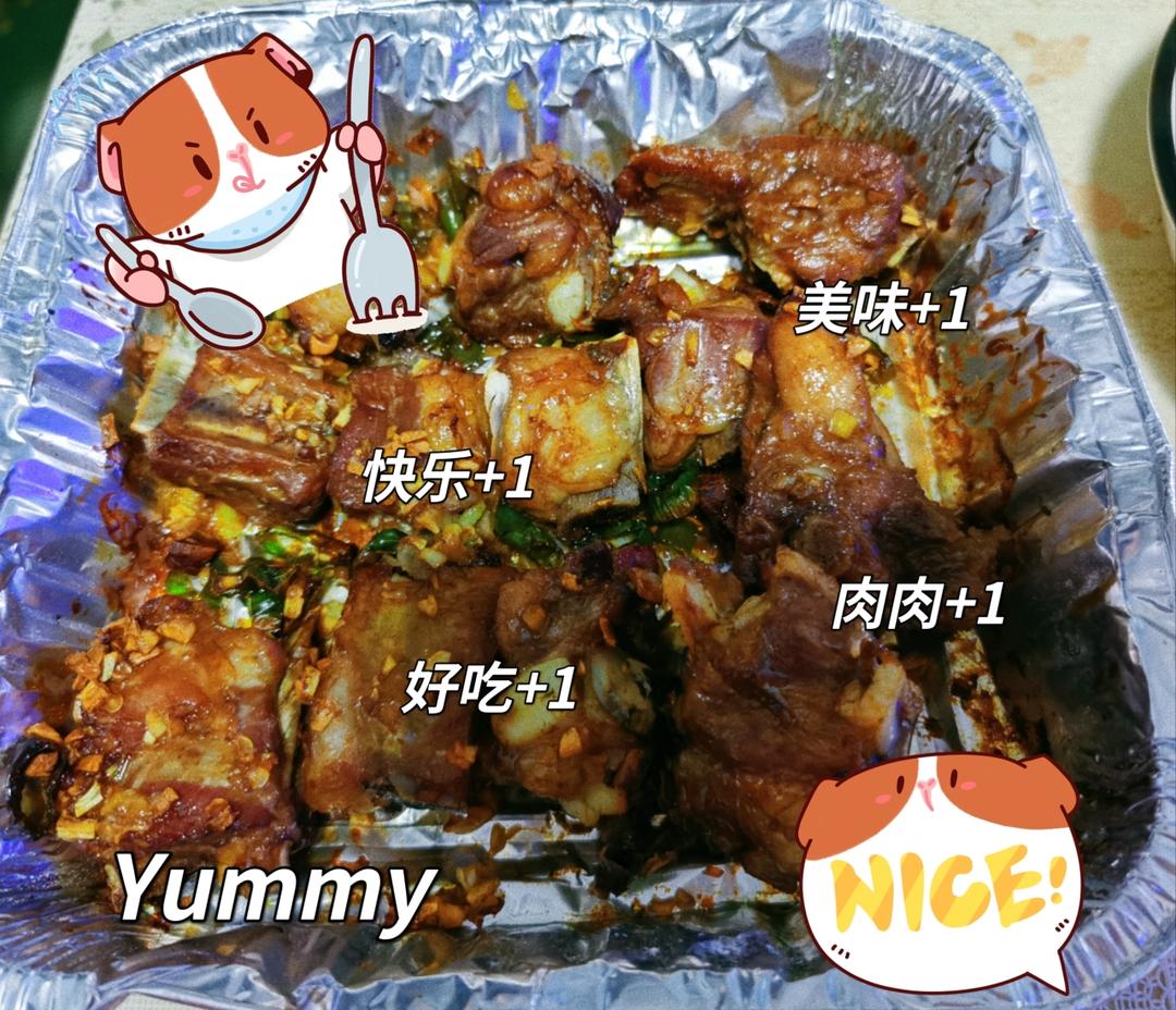 香到骨头里的蒜香排骨（烤箱）