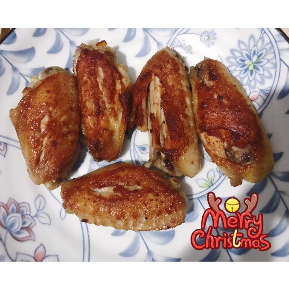 煎鸡翅中