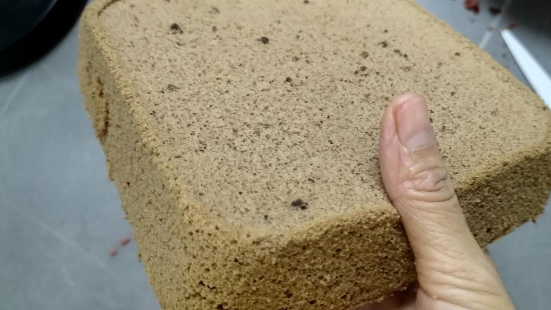 六寸可可戚风蛋糕
