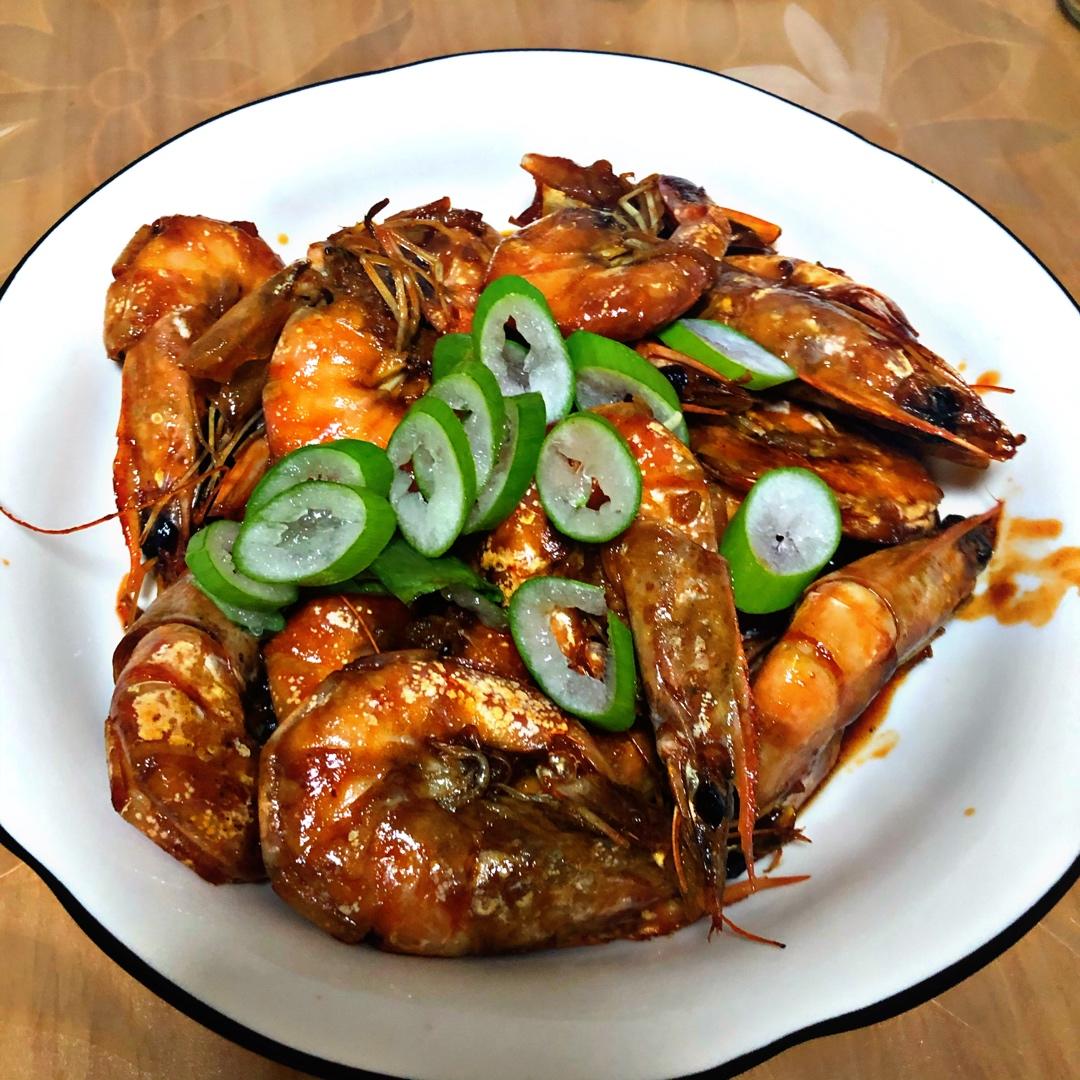 油焖大虾