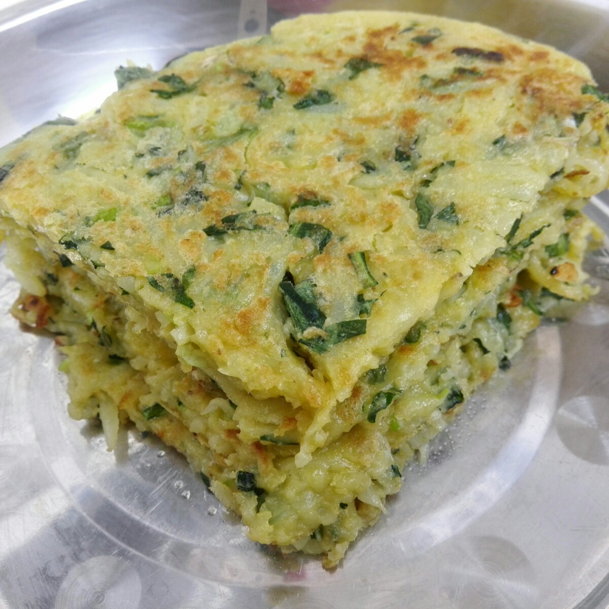 蒲公英土豆饼