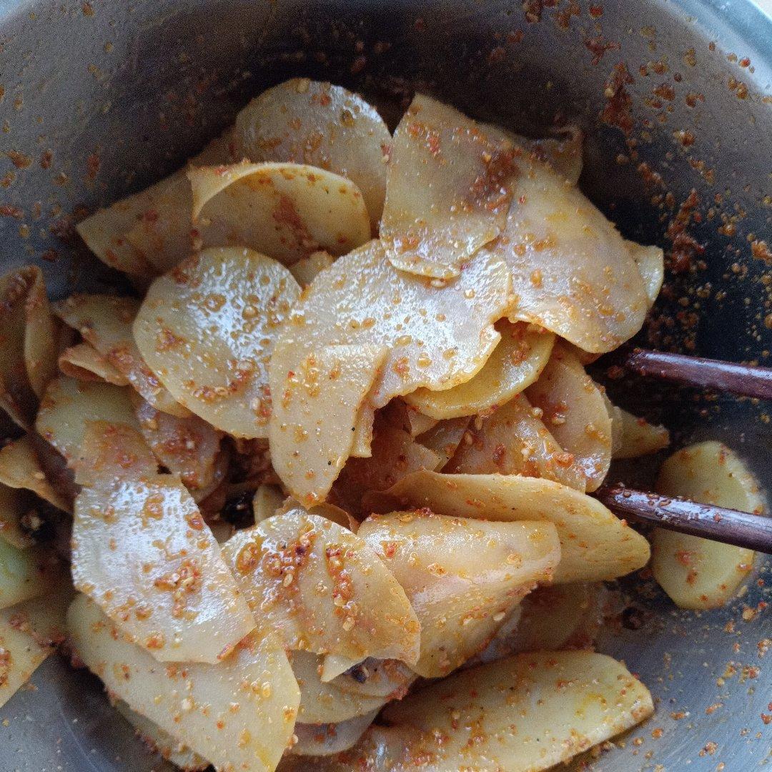 兰州风味麻辣土豆片（又名：通渭路土豆片、马三洋芋片）