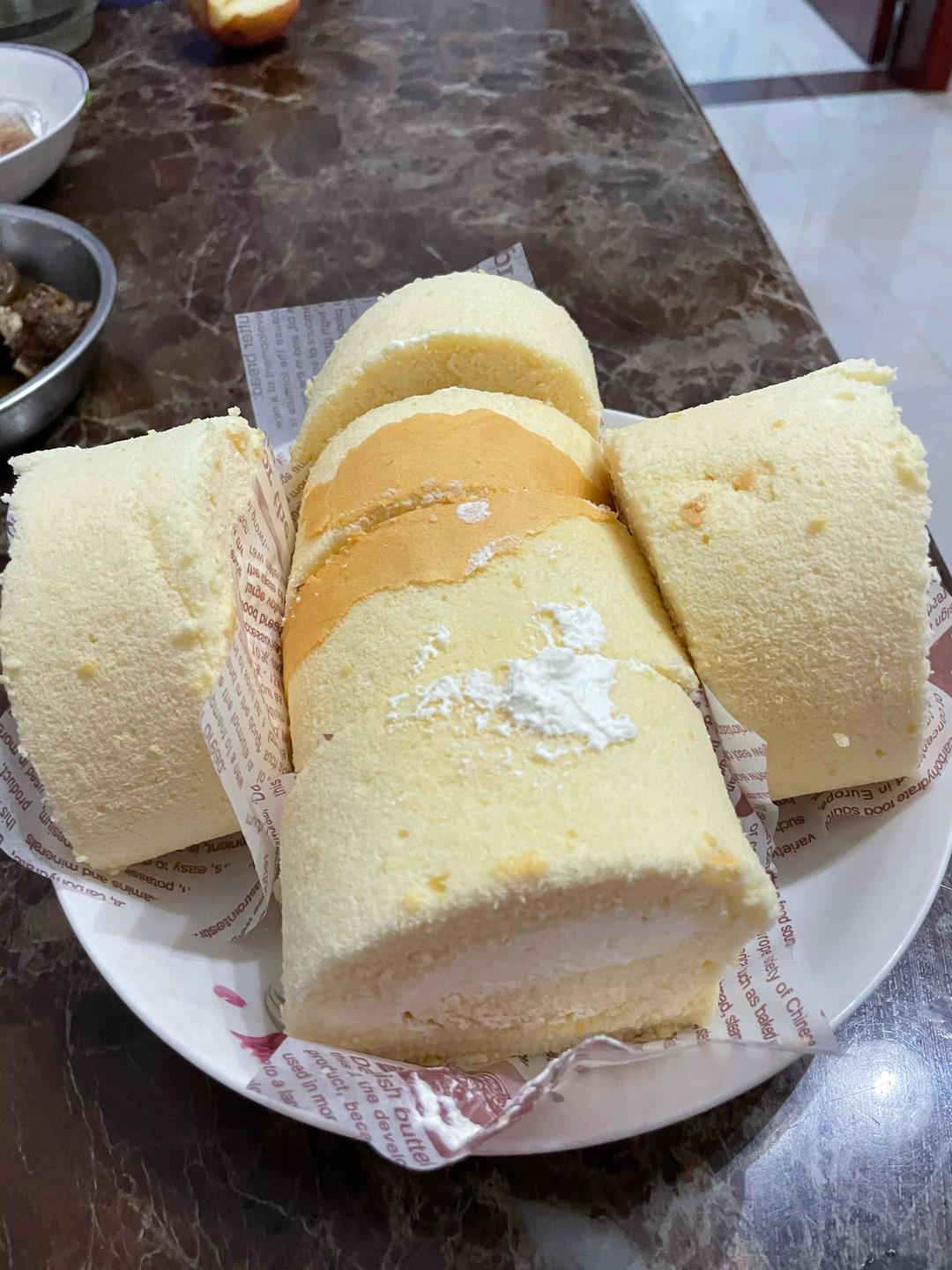 八寸戚风蛋糕胚