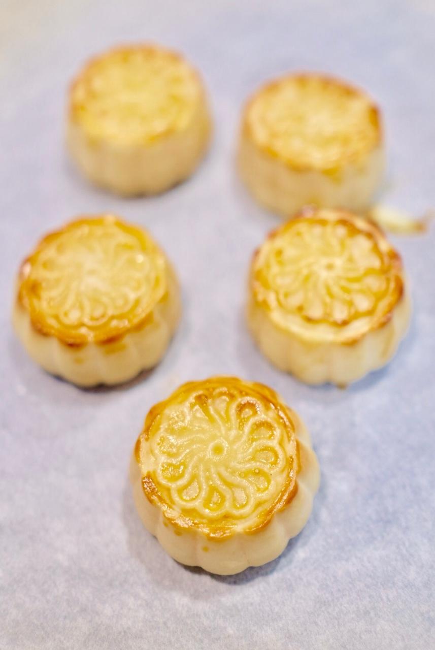 流心奶黄月饼（无吉士粉/转化糖浆版本）【曼食慢语】