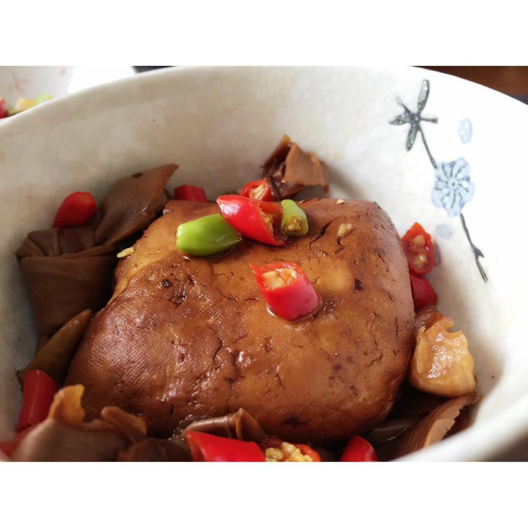 、香卤卤臭豆腐。的做法