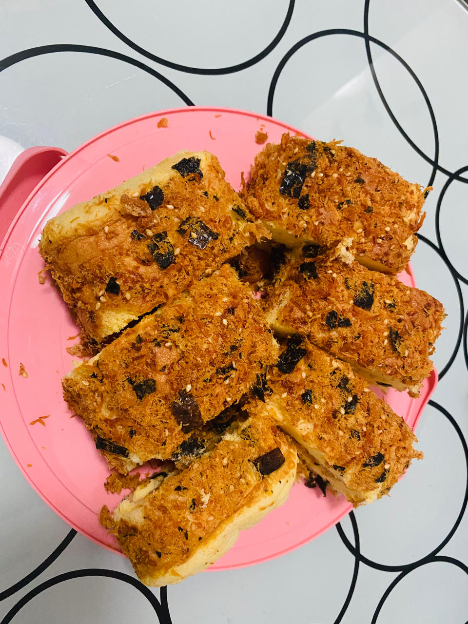 香葱肉松蛋糕卷（这是一个步骤超级详细的视频菜谱）