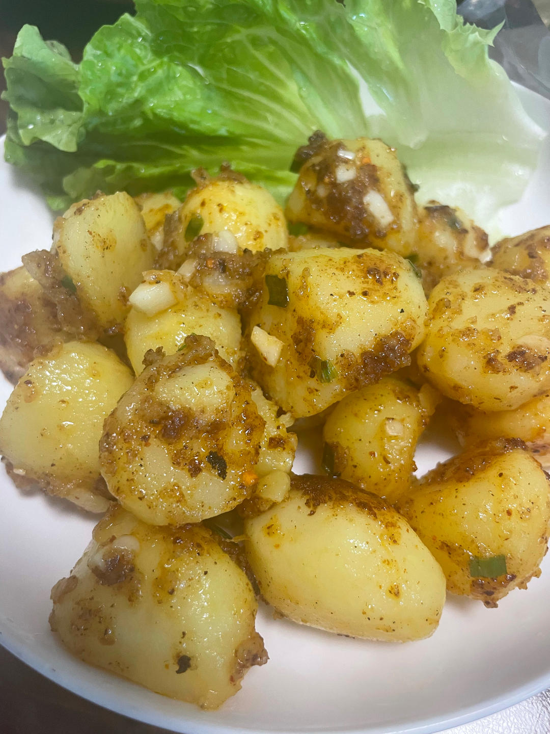 快手椒盐孜然土豆 小朋友最爱