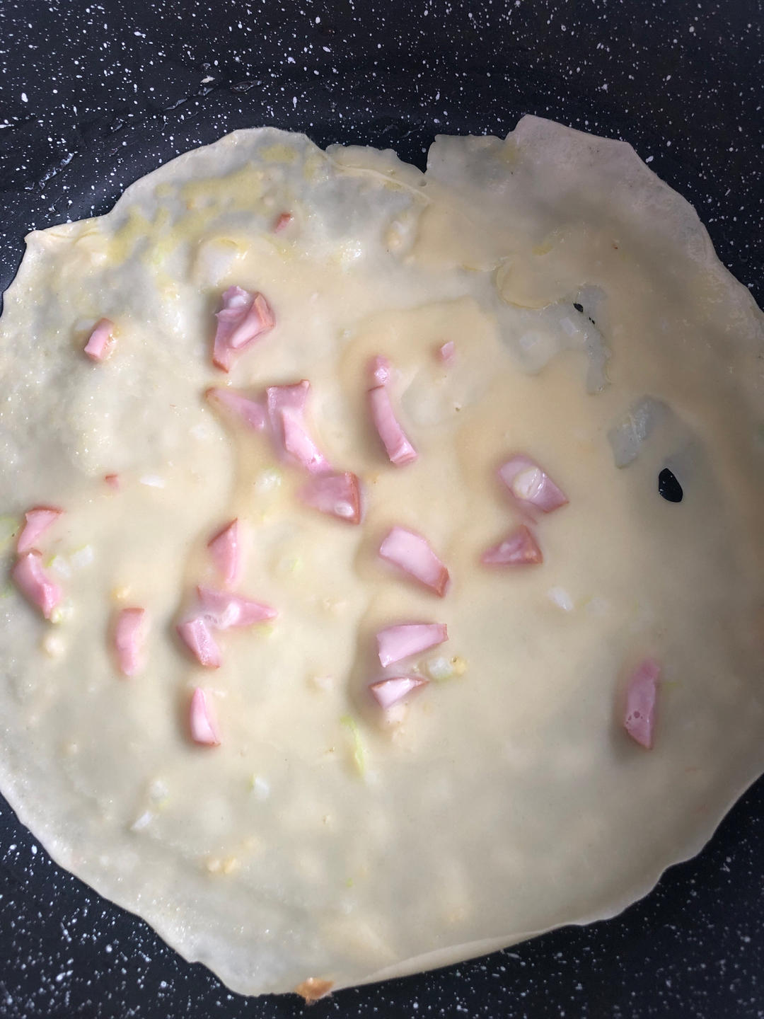 简单快手鸡蛋饼 柔软翻面不破