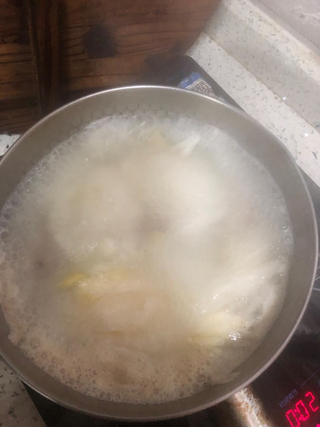 白罗卜肉丸鸡蛋汤的做法 步骤6