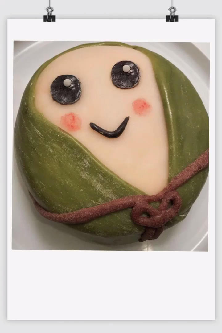 雪媚娘粽子造型蛋糕