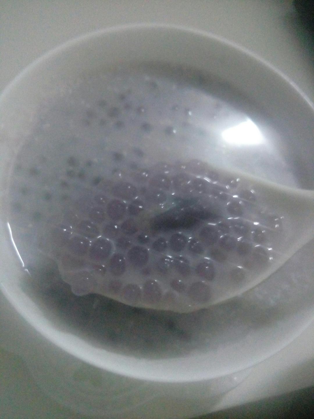 紫薯椰奶西米露