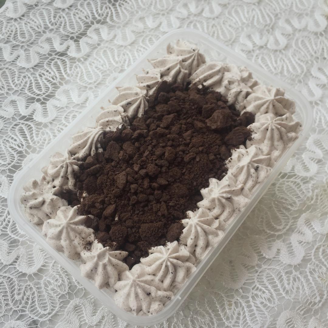 奥利奥咸奶油可可盒子蛋糕