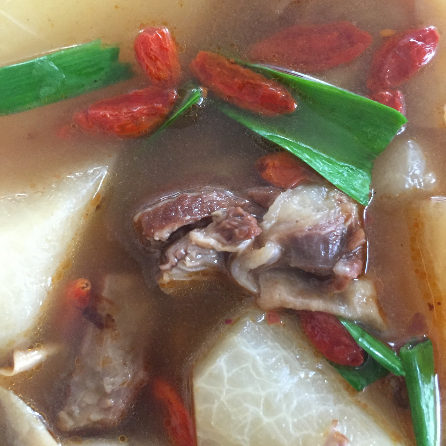 萝卜炖羊肉