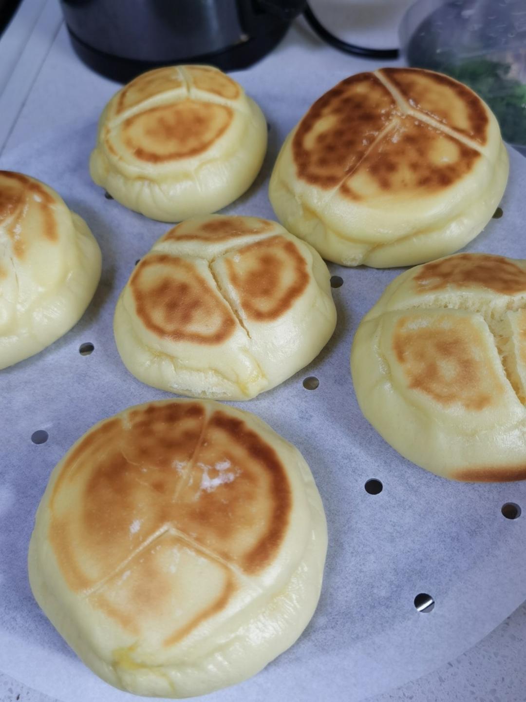 不加一滴水的奶香开花大馒头