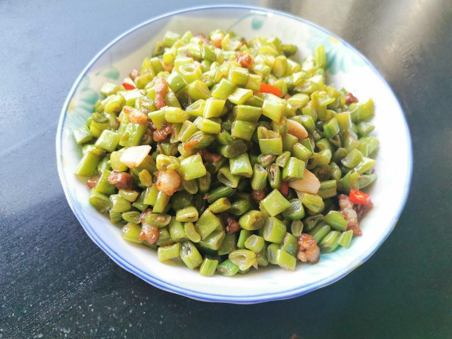 肉沫豆角下饭菜