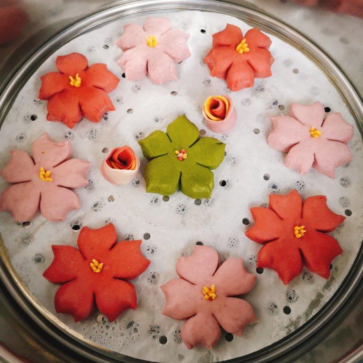 樱花馒头