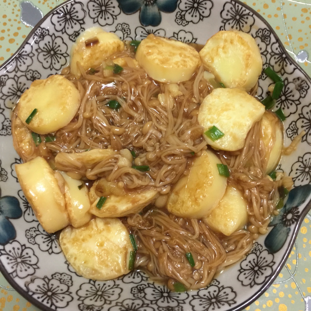 超级下饭菜--金针菇日本豆腐