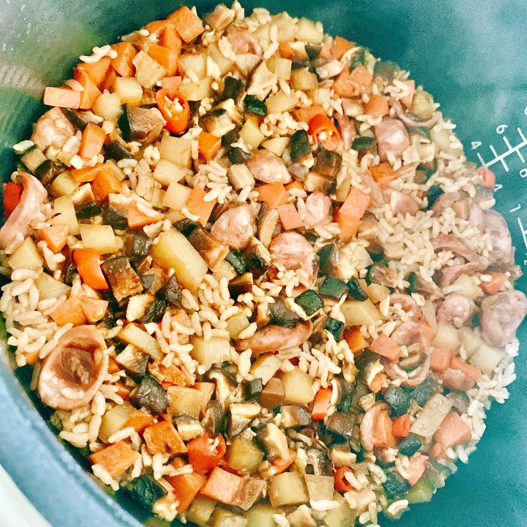 懒人煲仔饭（电饭锅）